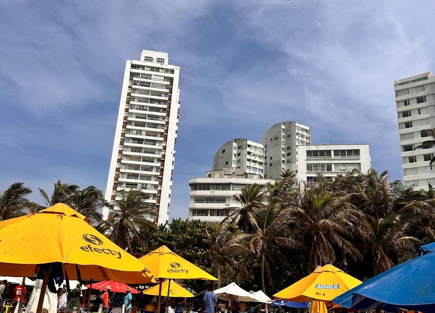 Relajante Vista Al Mar, Piso Alto, Cerca Hilton, Dann Carlton, A Pocos Pasos Del Mar Apartamento Cartagena