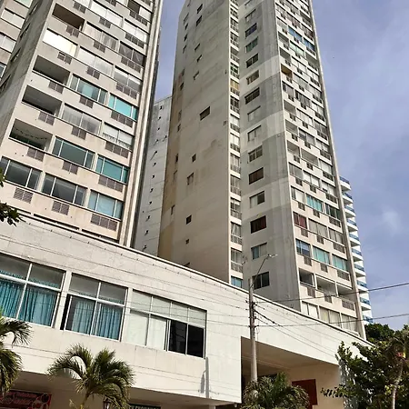 Relajante Vista Al Mar, Piso Alto, Cerca Hilton, Dann Carlton, A Pocos Pasos Del Mar Apartamento Cartagena
