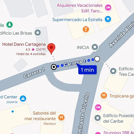 Relajante Vista Al Mar, Piso Alto, Cerca Hilton, Dann Carlton, A Pocos Pasos Del Mar Apartamento Cartagena