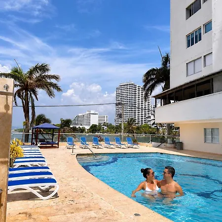 Relajante Vista Al Mar, Piso Alto, Cerca Hilton, Dann Carlton, A Pocos Pasos Del Mar * Cartagena