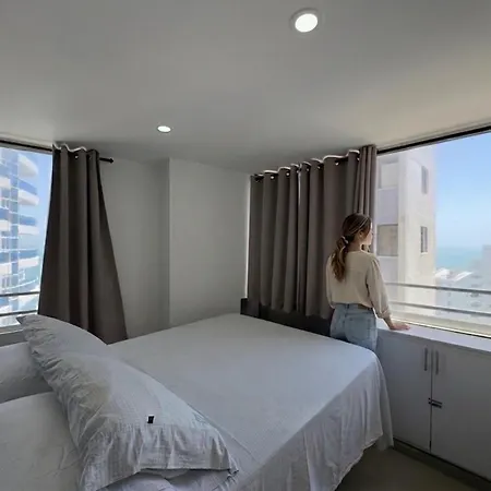 Relajante Vista Al Mar, Piso Alto, Cerca Hilton, Dann Carlton, A Pocos Pasos Del Mar Cartagena