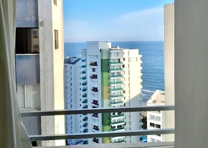 Apartaestudio Tres Carabelas Piso 20 Vista Lateral Al Mar